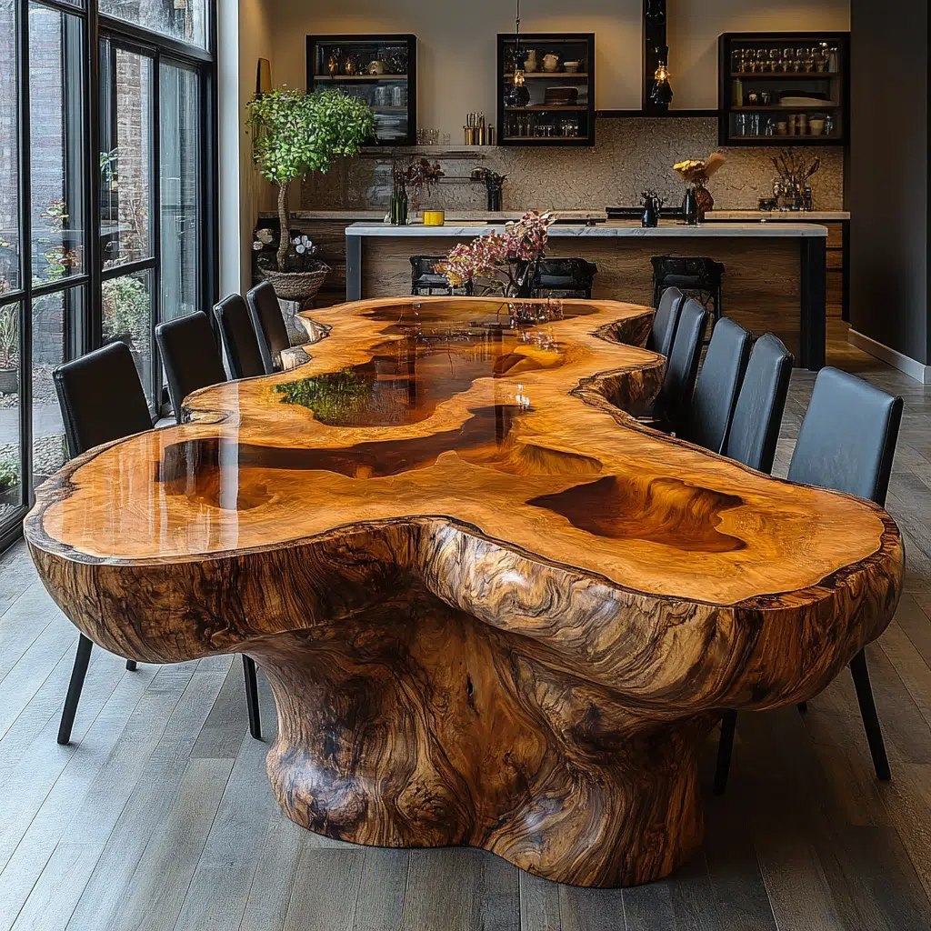 wood dining table