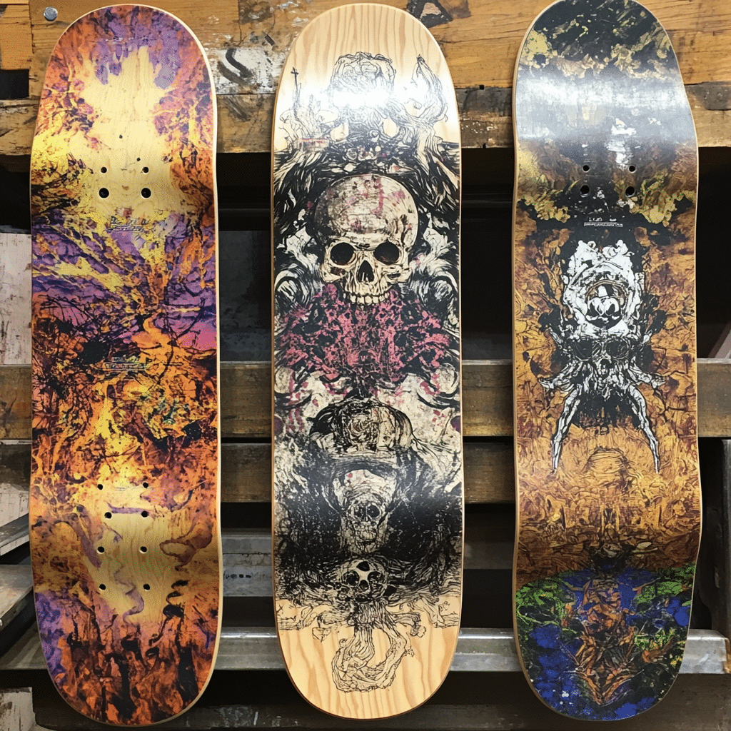 skateboard decks